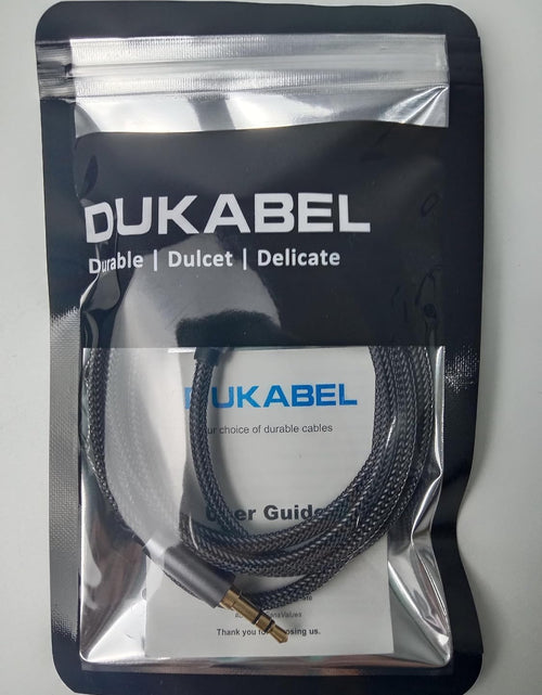 Load image into Gallery viewer, Top Series 3.5Mm AUX Cable Lossless Audio Gold-Plated Auxiliary Audio Cable Nylon Braided Male to Male Stereo Audio AUX Cord Car Headphones Phones Speakers Home Stereos (4 Feet /1.2 Meters)
