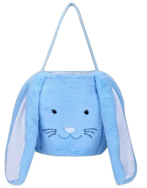 Load image into Gallery viewer, Plush Easter Bunny Basket, Monogrammed Bunny Easter Buckets with Long Plush Ear, Egg Hunting Easter Gift Bags for Kids Boys Girls, Easter Tote Bags for Easter Decorations Candy Gifts…
