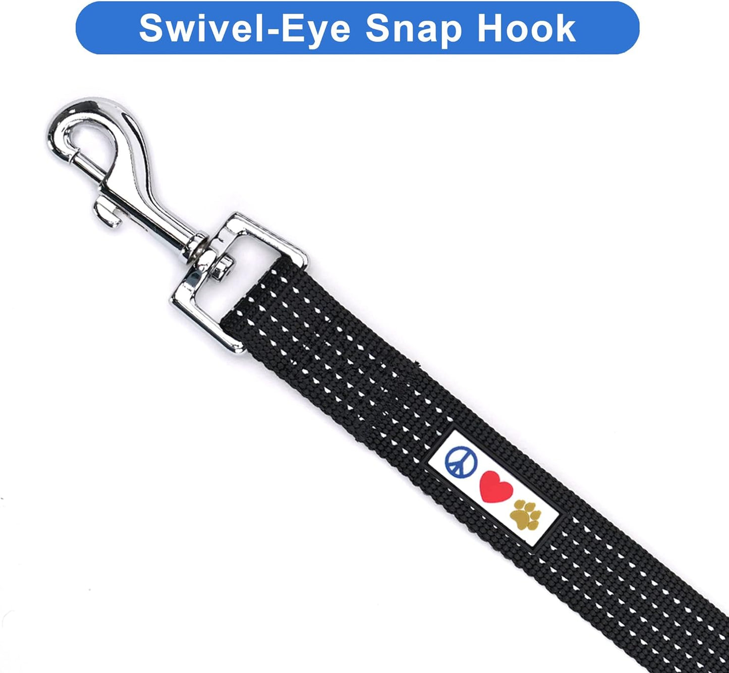 Pet Puppy Leash Reflective Dog Leash Comfortable Handle Highly Reflective Threads Heavy Duty Dog Training Leash Available as a 6 Ft Dog Leash or 4 Ft Dog Leash